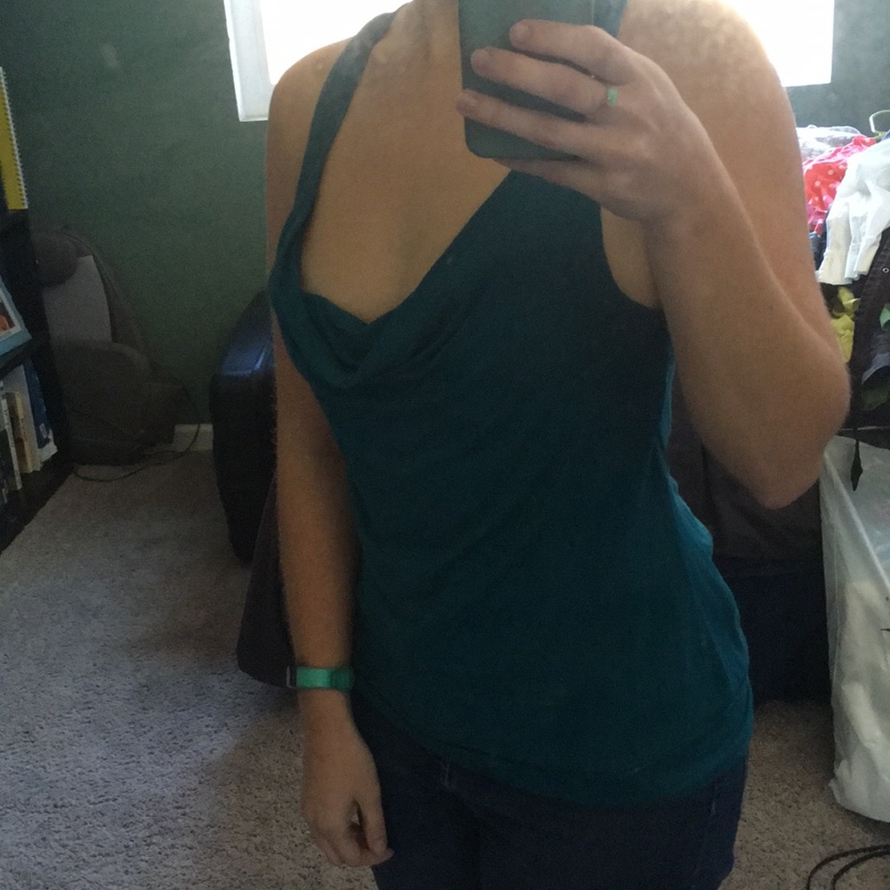 Turquoise Bebe Top - Picture 5 of 5